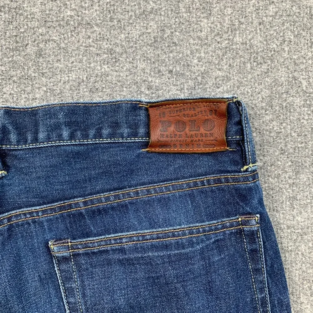 Polo Ralph Lauren Jeans Mens 36 Straight Leg‎ Regular Fit Riverside Wash Cotton